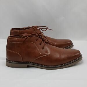 Steve Madden P-Symin Ortholite Chukka Boots Shoes Men's 10M Brown Faux Leather